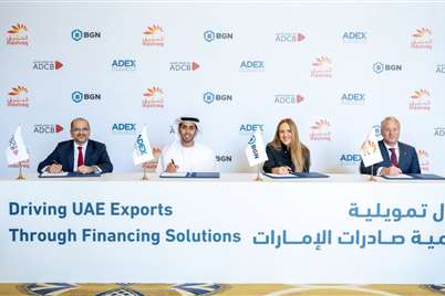 مكتب أبوظبي للصادرات يوقع اتفاقية شراكة مع بنكي أبوظبي التجاري والمشرق لتوفير تمويل يصل إلى 100 مليون دولار لصالح شركة بي جي إن 